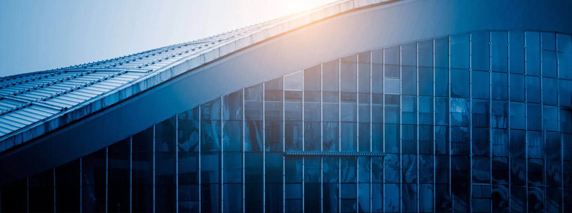 rooftop of glass building