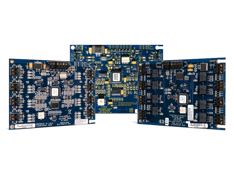 Three circuit boards